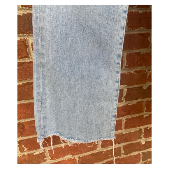 NWOT Anthropologie MOTHER The Hustler Ankle Fray In When In Rome  Size 27 - Picture 9 of 16